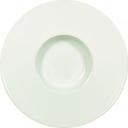 Vertex China Radiance Collection Porcelain White Deep Maxxi Rim Soup Bowl, 12 Ounce -- 12 per case.