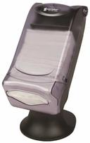 San Jamar Clear Fullfold Venue Napkin Dispenser with Stand.