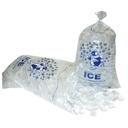 Pitt Plastics 12 x 21 inch Clear Blue Print Ice Bags, 1000 count