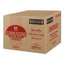 Norpak Submarine Wrap 15 x 20 inch Dry Wax Paper, 50 Pound