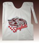 Cellucap Deluxe Poly Adult Bib - Printed Spaghetti Style, 15.5 x 20 inch -- 500 per case.