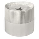 Cellucap White Le Flute Lightweight Paper Corrugated Chef Hat, 7 inch -- 12 per case.