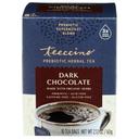 Teeccino Dark Chocolate Prebiotic Herbal Tea, 10 tea bags -- 6 per case