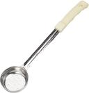 Winco One Piece Stainless Steel Perforated Ivory Handle Portion Controller, 3 Ounce -- 12 per case