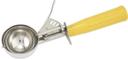 Winco Size 20 Ice Cream Disher with Yellow Plastic Handle