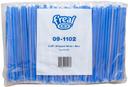 Amercare F Real Blue Poly Wrapped Giant Straw, 300 count per pack -- 10 per case.