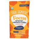 Four Sigmatic Organic Focus Coarse Grind Cold Brew Coffee with Lions Mane Mushroom and Yacon, 10 Ounce -- 8 per case