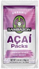 Sambazon Organic Unsweetened Acai Pack, 80 count per pack