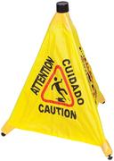 Winco Caution Sign Pop Up Safety Cone