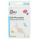 The Humble Co Kids Mint Floss Picks, 50 count -- 4 per case