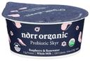 Norr Organic Whole Milk Raspberry and Rosewater Skyr Yogurt, 4.4 Ounce -- 12 per case