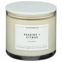Calyan Wax Seaside Plus Citrus Three Wick Clear Glass Tumbler Soy Candle, 14.9 Ounce -- 4 per case