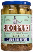 Sucker Punch Classic Dill Spears Pickle, 24 Ounce -- 6 per case