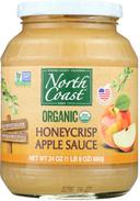 North Coast Organic Honey Crisp Apple Sauce, 24 Ounce -- 6 per case