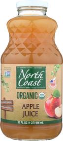North Coast Organic Apple Juice, 32 Ounce -- 6 per case