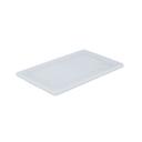 Vollrath 52430 Super Pan V Flexible Steam Table White Full Size Pan Lid, 20.982 x 12.851 x 0.597 inch Overall