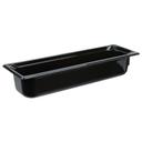 Vollrath Plastic Black High Temperature Food Pan -- 3 per case.