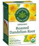 Traditional Medicinals Roasted Dandelion Root Bagged Tea, 16 tea bags per pack -- 6 per case