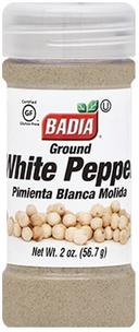 Badia Ground White Pepper, 2 Ounce -- 8 per case