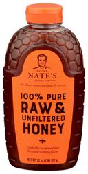 Nature Nates 100 Percent Pure Raw and Unfiltered Honey, 32 Ounce