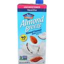 Almond Breeze Unsweetened Vanilla Almond and Coconut Milk Blend, 32 Ounce -- 12 per case.