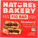 Natures Bakery Strawberry Stone Ground Whole Wheat Fig Bar, 12 Ounce -- 6 per case