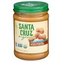 Santa Cruz Organic Creamy Dark Roasted Peanut Butter, 16 Ounce -- 12 per case