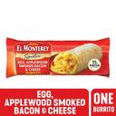 El Monterey Bacon, Egg, and Cheese Breakfast Burrito, 4.5 Ounce -- 24 per case.