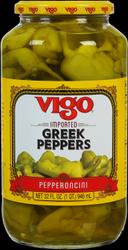 Vigo Greek Pepper, 32 Ounce -- 6 per case