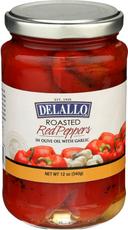 Delallo Garlic Roasted Red Pepper, 12 Ounce -- 12 per case