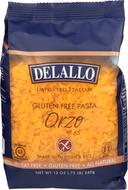Delallo Gluten Free Corn and Rice Orzo Pasta, 12 Ounce -- 12 per case