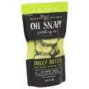 Oh Snap Dilly Bites Fresh Dill Pickle Snacking Cuts, 3.5 Ounce -- 12 per case