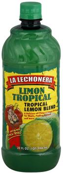 La Lechonera Tropical Lemon Blend Juice, 32 Ounce -- 12 per case