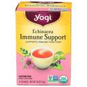 Yogi Organic Echinacea Immune Support Caffeine Free Herbal Supplement Tea, 16 tea bags -- 6 per case