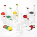Carlisle PS601N00 Store N Pour Polyethylene Assorted Drink Mix Pourer, 1 Quart Capacity -- 12 per case