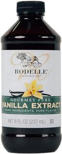 Rodelle Gourmet Pure Vanilla Extract, 8 Ounce -- 12 per case