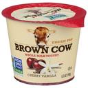 Brown Cow Cherry Vanilla Cream Top Whole Milk Yogurt, 5.3 Ounce -- 12 per case