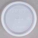 Translucent Cambro CamLids Disposable Lid Only for Colorware Tumbler -- 1000 per case.