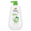 Dove Refresh Cucumber and Green Tea Body Wash with Pump, 30.6 Ounce -- 3 per case
