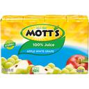 Mott's 100 Percent Apple White Grape Juice, 6.75 Ounce - 8 pack -- 4 per case