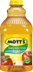 Motts Light Apple Juice, 64 Fluid Ounce Jug -- 8 per case.