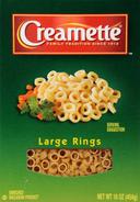 Creamette Large Ring Pasta, 16 Ounce -- 12 per case.
