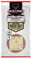 Jack Links Beef Pork Hard Salami and Pepper Jack Cheese, 1.5 Ounce -- 16 per case