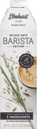 Elmhurst Milked Oat Barista, 32 Fluid Ounce -- 6 per case