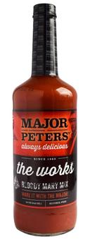 Major Peters Works Bloody Mary Mix, 32 Fluid Ounce -- 12 per case