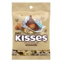 Hersheys Kisses Milk Chocolate with Almonds - Peg Bag, 4.48 Ounce -- 12 per case