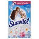 Suavitel Field Flowers Dryer Sheet - 20 per pack -- 15 packs per case.