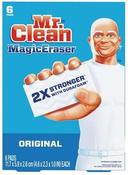 Mr. Clean Original Magic Eraser Cleaning Pad with Durafoam, 6 count per pack -- 6 per case
