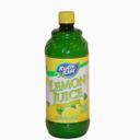 Ruby Kist Lemon Juice Plastic Bottle, 32 Ounce -- 12 Case