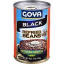 Goya Reduced Sodium Black Refried Beans, 16 Ounce -- 12 per case
